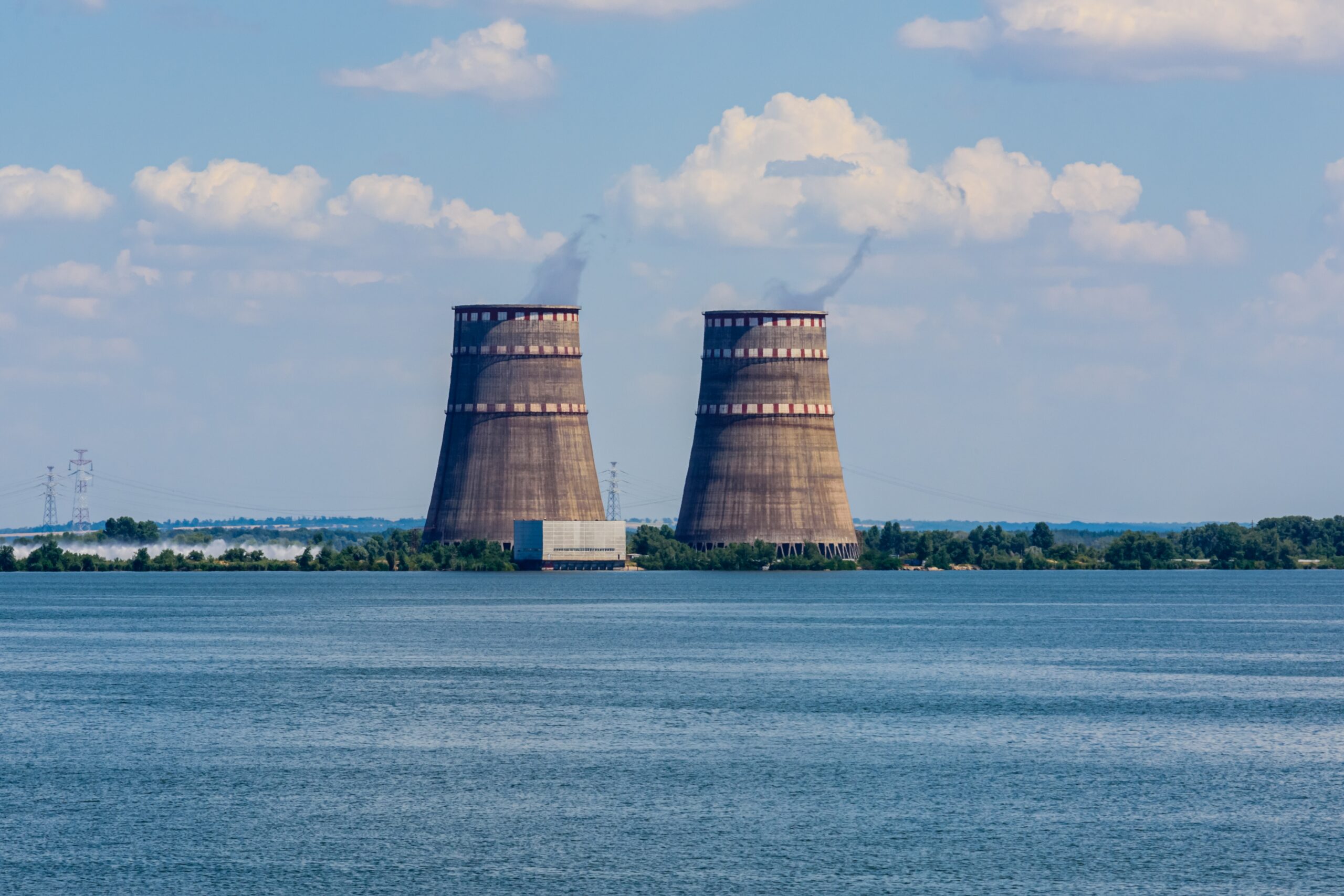 Cooling towers of Zaporizhzhia Nuclear Power Station, Ukraine. The largest nuclear power plant in Europe. Image credits Ihor Bondarenko, Shutterstock.