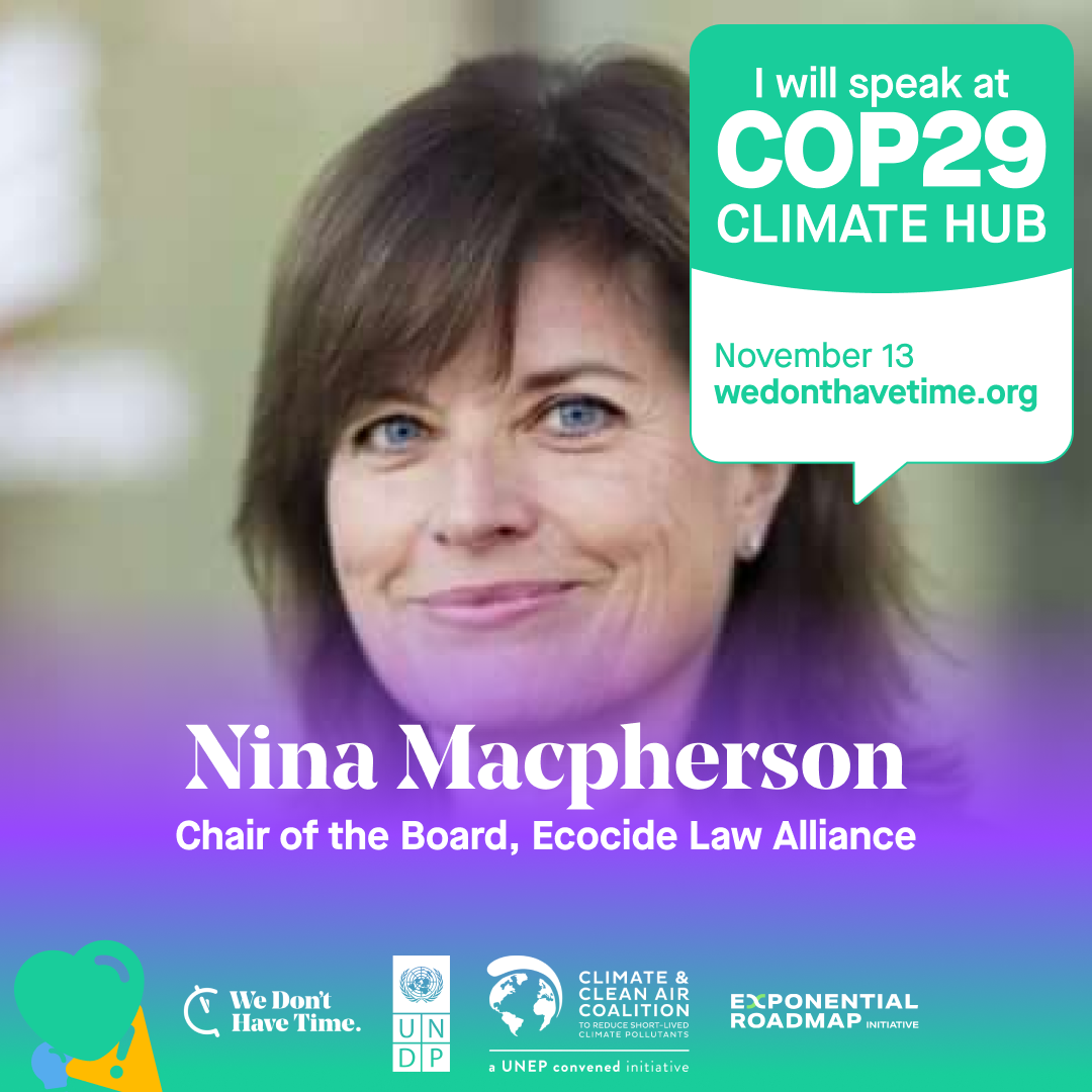 COP29 Speaker Nov 13=COP29 Speaker Nov 13 Nina Macpherson